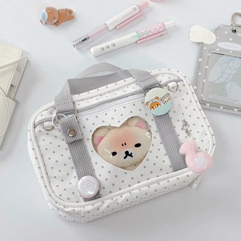 ［推し活グッズ］スクールバッグ 痛ポーチ【Q2Y1L8】