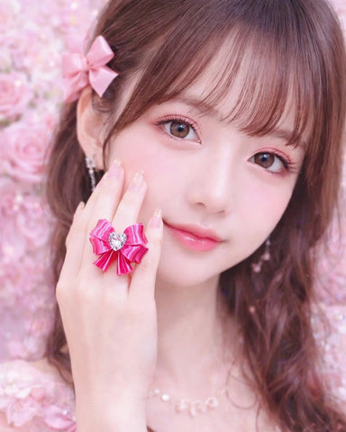 ［ファッション］3Dプリント リボン リング【1JXLNC】