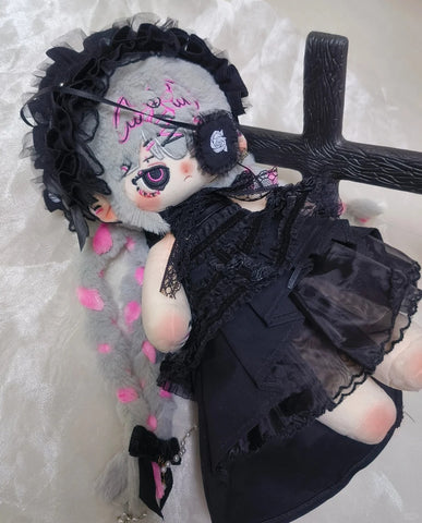 【受注生産】［ぬい服］20/30cm 無属性 ぬいぐるみ用服【蔷薇】