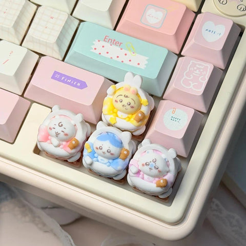 ［メカニカルキーボード］ちいかわ 手作り キーキャップ【SGVPTQ】