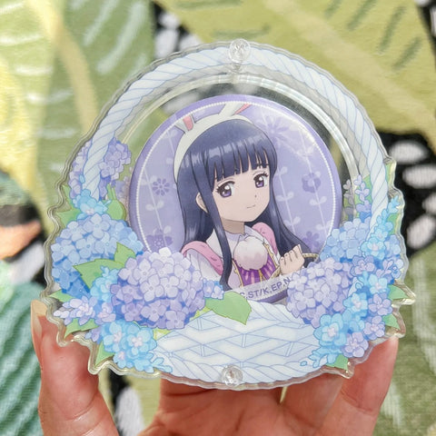 ［推し活グッズ］缶バッジ アクリルフレーム 58/75mm【H9P7A5】