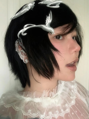［アクセサリー］3Dプリント ヘアクリップ【Q7ERIR】