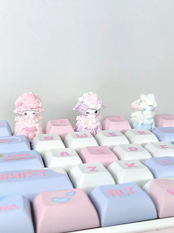 ［メカニカルキーボード］サンリオ 手作り キーキャップ【51G3Z3】