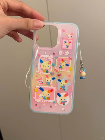 ［サンリオ］ウサハナ iPhone ケース 13 14 15 16