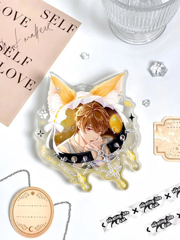 ［推し活グッズ］缶バッジ アクリルフレーム 58～75mm【E0Q4T2】