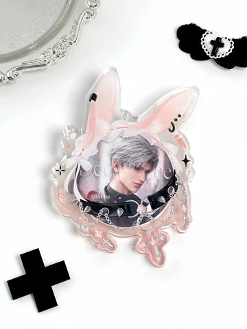 ［推し活グッズ］缶バッジ アクリルフレーム 58～75mm【E0Q4T2】