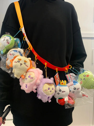 ［ぬい服］10cm 無属性 ぬいぐるみ用服 ショルダーストラップ 無地【背带】