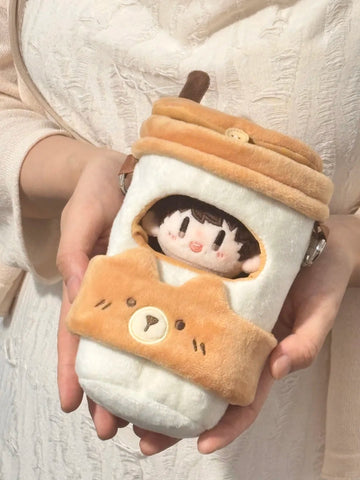 ［ぬい服］10/15/20cm 無属性 ぬいぐるみ用 お洋服【奶茶】