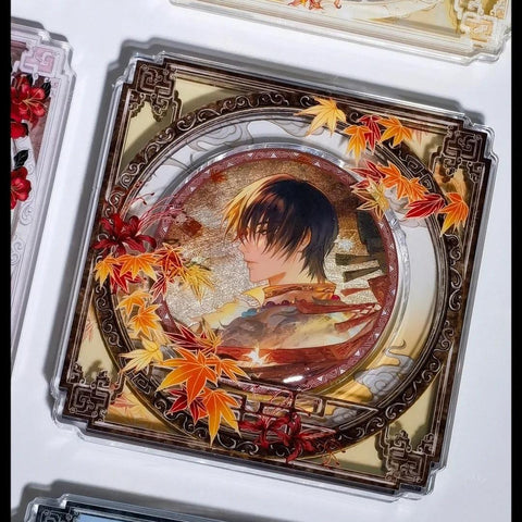 ［推し活グッズ］缶バッジ アクリルフレーム 75mm【J0JAEE】