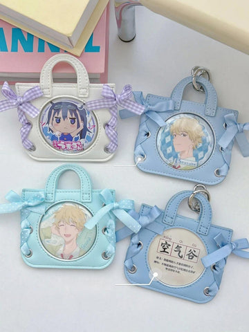 ［推し活グッズ］バッグ型 缶バッジカバー 58mm【KD4W9A】