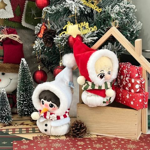 【受注予約】［ぬい服］10cm 無属性 ぬいぐるみ用 お洋服【圣诞】