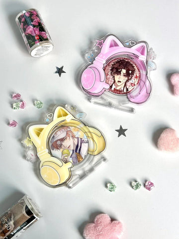 ［推し活グッズ］缶バッジアクリルフレーム 58/65/75mm【A1J7A9】