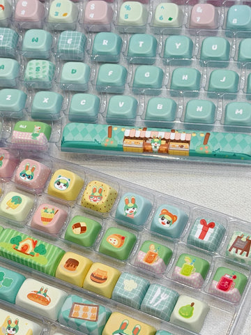 ［メカニカルキーボード］どうぶつの森 キーキャップ【0K3XJ0】