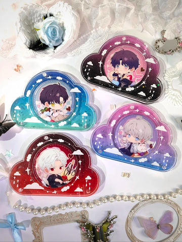 ［推し活グッズ］缶バッジ アクリルフレーム 58～75mm【LYW2JT】