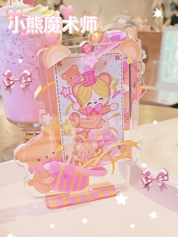 ［推し活グッズ］缶バッジ アクリルフレーム58mm【BQN5SG】