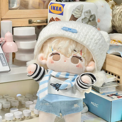 ［ぬい服］20cm 無属性 ぬいぐるみ用服【雪盐】