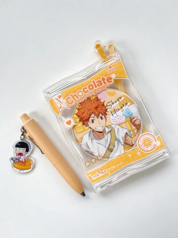 ［推し活グッズ］缶バッジ アクリルフレーム 58～75mm【A56LG8】