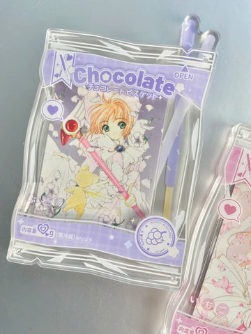 ［推し活グッズ］缶バッジ アクリルフレーム 58～75mm【A56LG8】