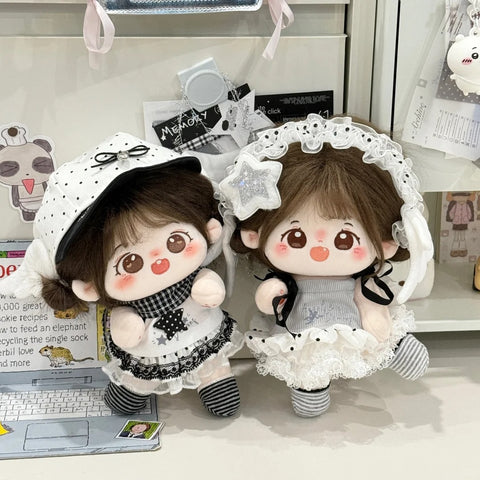 【受注予約】［ぬい服］20cm 無属性 ぬいぐるみ用 お洋服【波点】