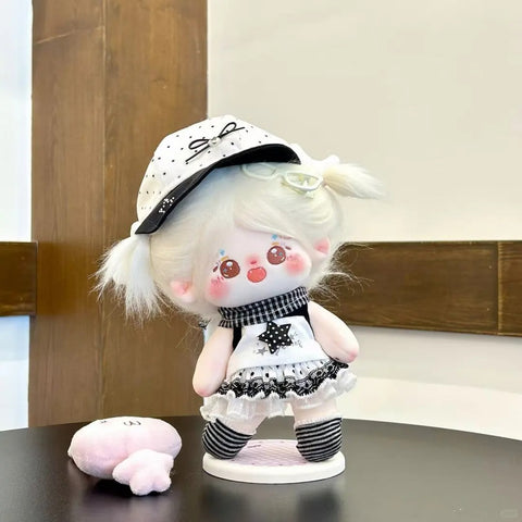 【受注予約】［ぬい服］20cm 無属性 ぬいぐるみ用 お洋服【波点】