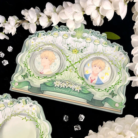 ［推し活グッズ］缶バッジアクリルフレーム 58～75mm【W8J5S8】