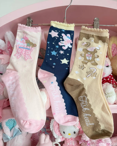 ［ファッション］ロリータ クルー丈ソックス 靴下【FC8GNP】