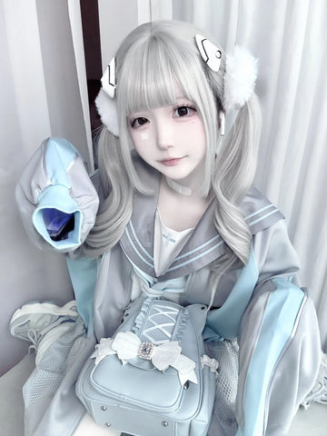 ［バッグ］地雷系 リボン 翼 リュック【F972RN】