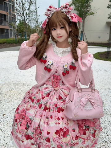 ［バッグ］ロリータ レース ハンドバッグ【O5QG1L】