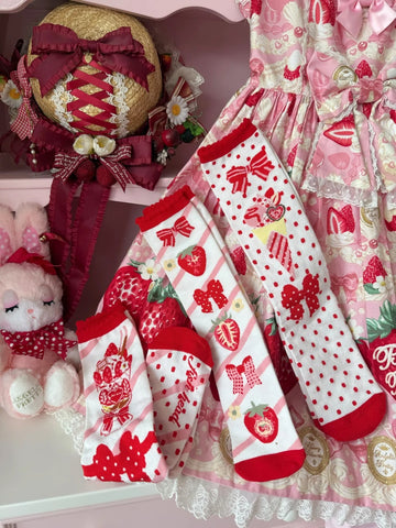 ［ファッション］ロリータ クルー丈ソックス 靴下【0JDXWW】