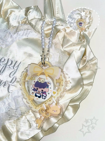 ［推し活グッズ］缶バッジアクリルフレーム 58mm【F2E2G2】