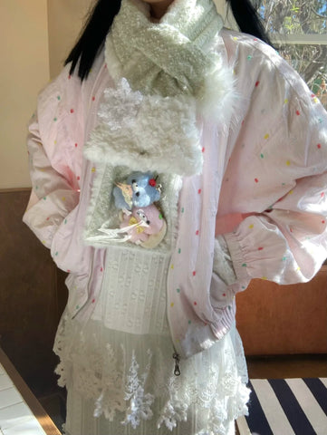 ［推し活グッズ］10cm 無属性 ぬいぐるみ用 痛マフラー【OUN7MX】