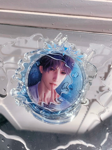 ［推し活グッズ］缶バッジアクリルフレーム 75mm【W5L8S4】