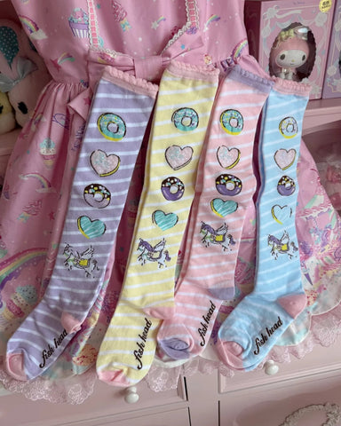 ［ファッション］ロリータ オーバーニーソックス 靴下【R36R17】