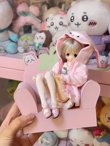 ［BJD小物］1/6 ドール用 手作り いちご家具【43S448】