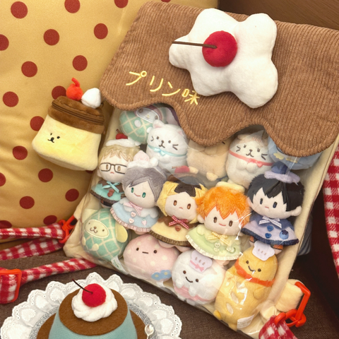 ［バッグ］ぬいぐるみ用 プリン 痛バッグ リュック【4IPW48】