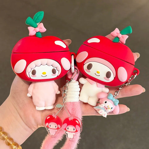 ［サンリオ ］マイメロディ＆ピアノ イヤホンケース Airpods Pro 1/2/3/4