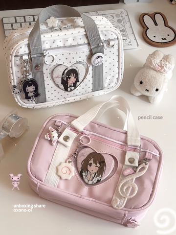 ［推し活グッズ］スクールバッグ 痛ポーチ【Q2Y1L8】