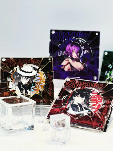 ［推し活グッズ］缶バッジアクリルフレーム 58~75mm【I4L2I8】