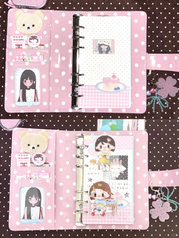 ［推し活グッズ］オリジナル 手帳 バインダー A6per/A7【8CV6X5】