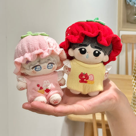 ［ぬい服］10cm 無属性 ぬいぐるみ用 お洋服【草莓】