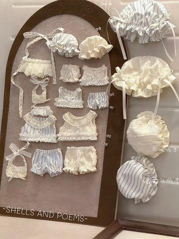 【受注予約】［ぬい服］10/20cm 無属性 ぬいぐるみ用 お洋服【贝壳】