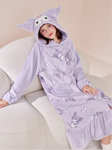 ［サンリオ］クロミ マイメロディ  ルームウェア パジャマ 着る毛布
