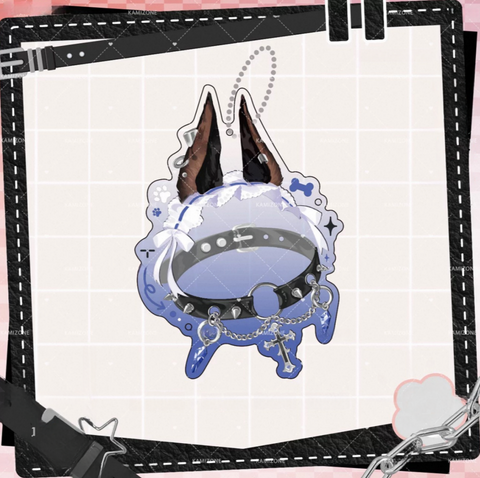 ［推し活グッズ］缶バッジ アクリルフレーム 58～75mm【E0Q4T2】