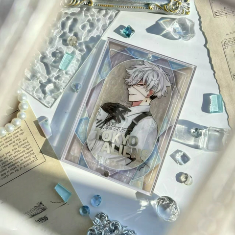 ［推し活グッズ］アクリルフレーム+パーツ 【D6E8M1】