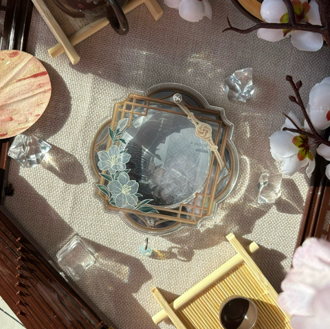 ［推し活グッズ］缶バッジ コースター アクリルフレーム【C3A5F0】