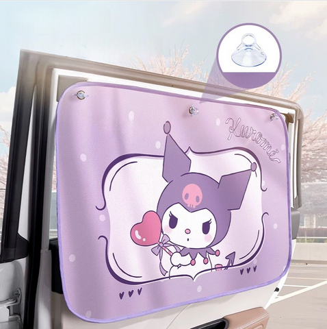 ［サンリオ］カー用品 車 吸盤 サンシェード