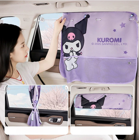 ［サンリオ］カー用品 車 吸盤 サンシェード