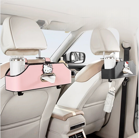 [サンリオ］ハローキティ カー用品 車用 収納ボックス