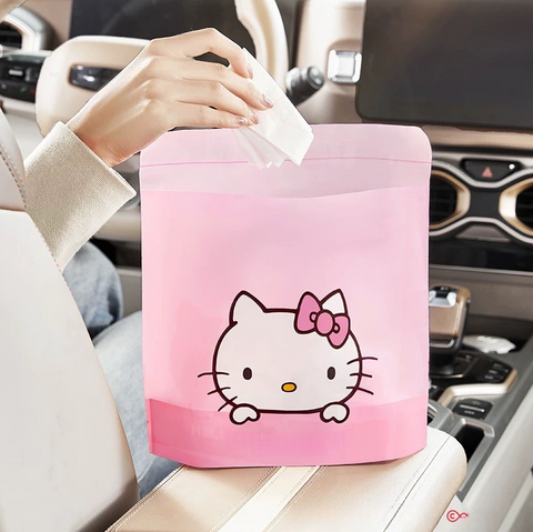 [サンリオ］カー用品 車 ゴミ袋 20枚