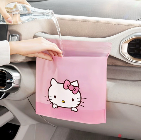 [サンリオ］カー用品 車 ゴミ袋 20枚